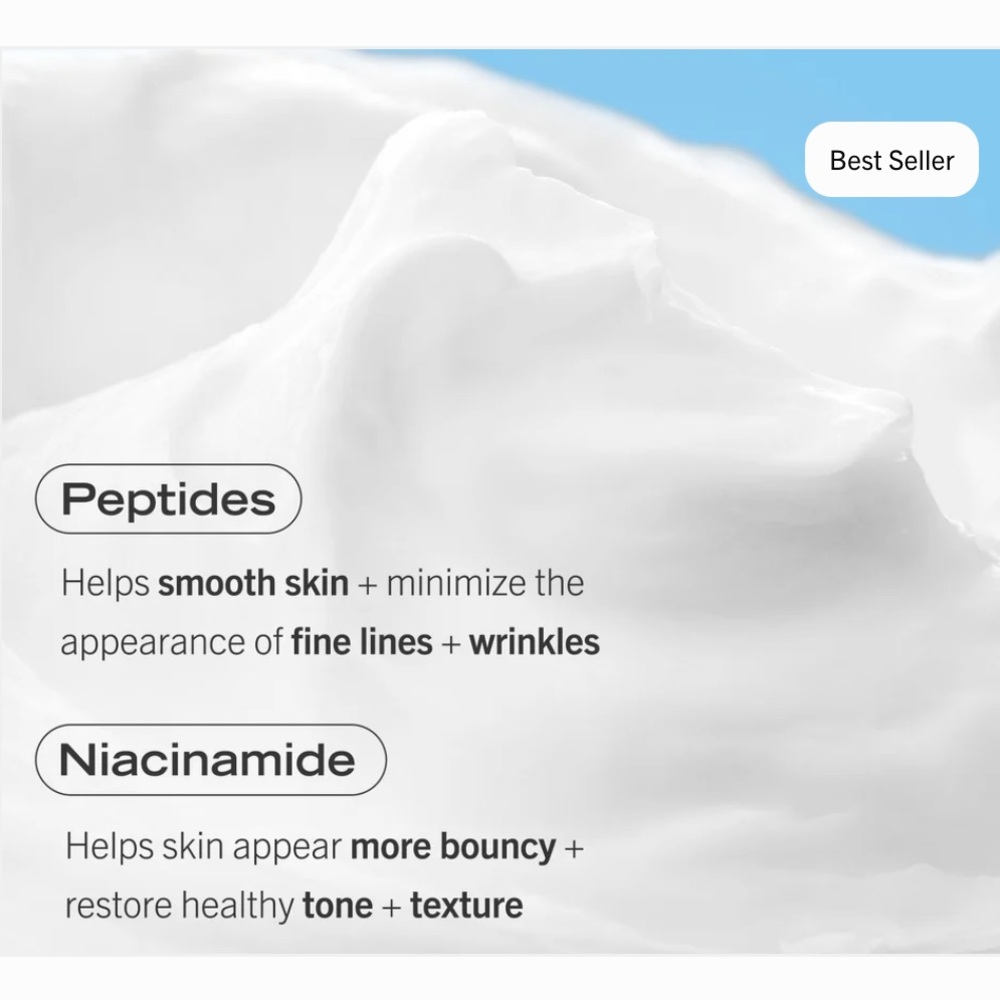 Firming Cream with Peptides, Niacinamide + Collagen Jumbo Size, 3.5 fl oz - Picture 6 of 7